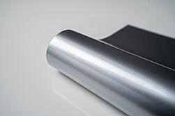 metallic silver